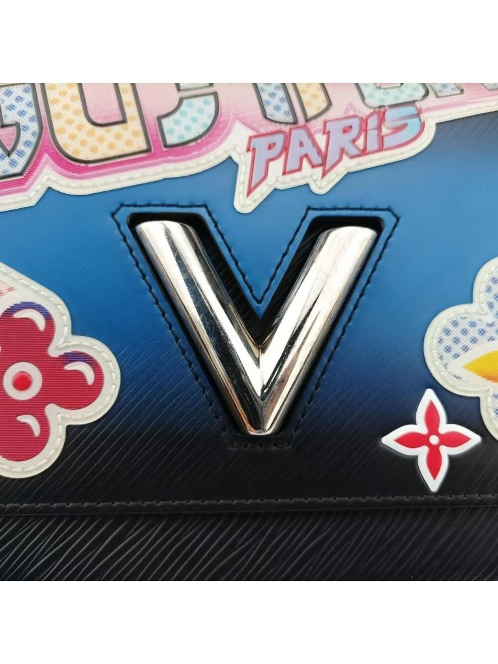 Louis Vuitton Twist MM Multicolor Black Epi Shoulder